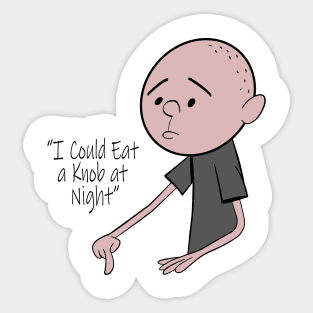 Eat a Knob at Night Sticker